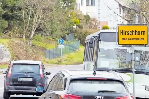 Noch herrscht freie Fahrt im Lautertal. Ab Montag ist die B 270 in Hirschhorn (unser Bild zeigt den Ortseingang aus Richtung Ols