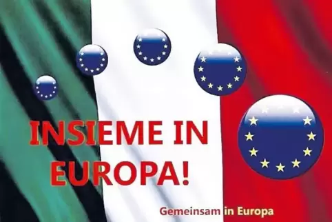 Im Zeichen Italiens: die nächste Pulse-of-Europe-Aktion am 25. Februar in Speyer, für die mit diesem Logo geworben wird.