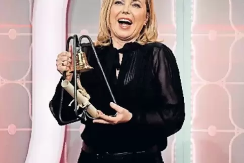 Simone Solga erhielt der Preis in der Kategorie Kabarett.