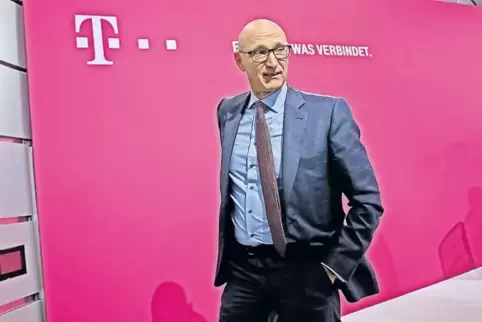 Mister Selbstbewusst: Telekom-Chef Timotheus Höttges glaubt, dass er gerade erst richtig in Form kommt.