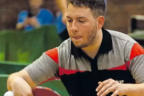 2018 bisher unbesiegt: Fabian Linn (TTC Schönborn).