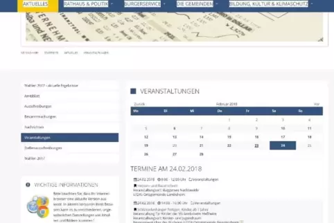 Ideen für eine sinnvolle Freizeitgestaltung liefert jetzt die Homepage der Verbandsgemeinde.