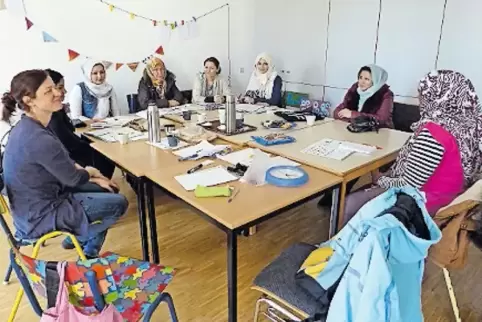 Speziell an geflüchtete Frauen mit Kleinkindern richtet sich der Deutschkurs.