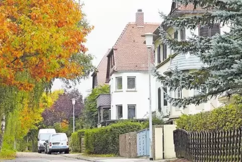 Heute stehen Am Marienstein alte Stadtvillen.