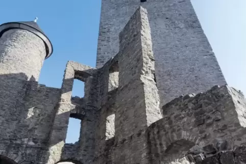 Die Burg Lichtenberg ist sicherlich ein herrliches Ausflugsziel – wenn es keine Minustemperaturen hat und heftig windet.