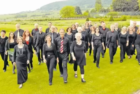Vor großer Aufgabe: der Wachenheimer Chor Canto Del Mondo.