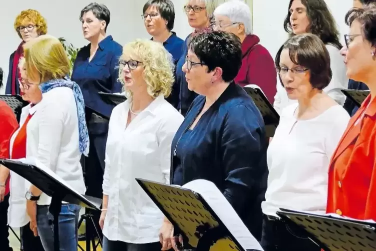 Voller Schwung: der Gastchor „Femmes Vocales“.