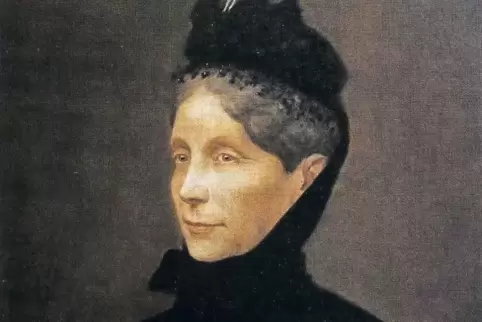 Porträt in Öl: Theodor Pixis’ „Frau Hofrat Mathilde Benzino“ von 1904 aus der Gemäldesammlung der Pfalzgalerie.