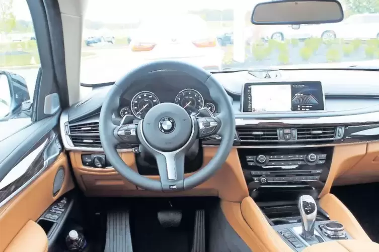 Begehrte Beute: Multifunktionslenkräder, Navis und Multimediaelemente der Marke BMW.