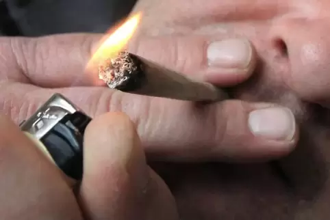 In der Nähe des Autos des 29-Jährigen fanden die Beamten einen Joint.  Foto: dpa 