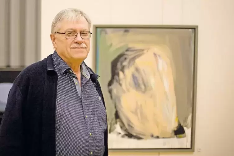 Preisgekrönter Künstler, der in einer Ausstellung in Waldmohr zurzeit 50 seiner Werke zeigt: Jürgen Braun.