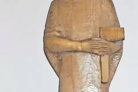 Treuer Begleiter: Josef, hier eine Figur aus Mittelbrunn, bleibt bei Maria und dem Gottessohn.