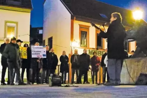 Wie bei jeder Veranstaltung dieser Art erklang am Ende „We shall overcome“.