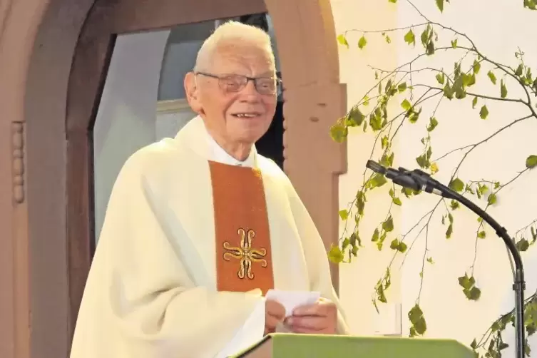 Wurde vor 60 Jahren in Speyer zum Priester geweiht: Pfarrer Josef Freiermuth.