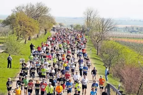 Neben 3500 Startern erwarten die Veranstalter auch rund 30 000 Zuschauer an der Strecke zwischen Bockenheim und Bad Dürkheim.