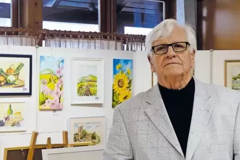 Hobby-Künstler Klaus Reinheimer ist Autodidakt.