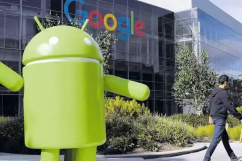 Google-Zentrale in Kalifornien: Die großen US-Internetkonzerne haben in Europa meist keine Firmensitze und sind daher für das tr