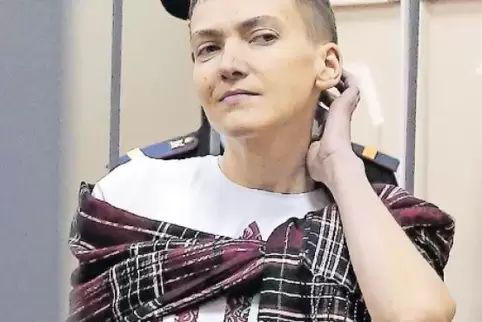 Nadja Sawtschenko, die Heldin des Donbasskriegs, scheint in Ungnade gefallen zu sein.