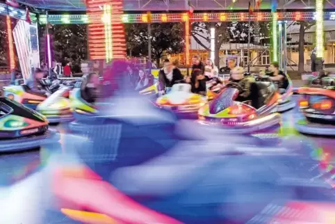 Immer ein Renner auf dem Ostermarkt: der Autoskooter.
