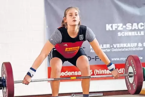 In glänzender Form: die 17 Jahre alte Lara Dancz.
