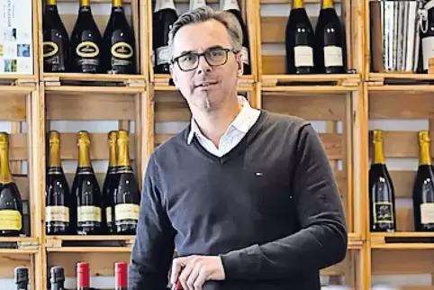 Weinfachmann und Inhaber: Heribert Braun
