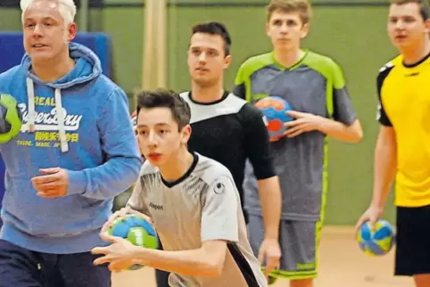 Wollen bald losstürmen: die Handballer des TV Kusel.
