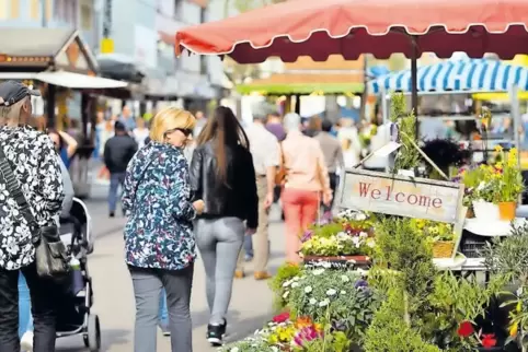 Gartenbaubetriebe, Floristen und Dekorateure schaffen grüne Inseln in der Innenstadt.