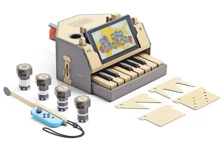 Die Switch als Klavier? „Nintendo Labo“ macht’s möglich. Zuvor muss man sein Geschick beweisen und die ausgestanzten Pappteile f