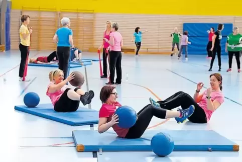 Für straffe Formen: Die TSG bietet einen Tag voller Fitness und Wohlgefühl an. Zum fünften Mal bereits, denn er kam in den verga