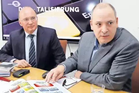 Haben eine Messe zu Digitalisierung auf die Beine gestellt: Günter Flory (links) und Horst König.