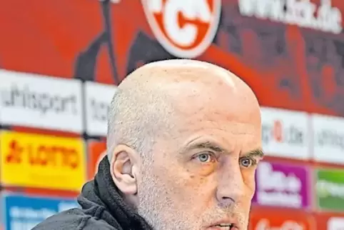 Trainer Michael Frontzeck.