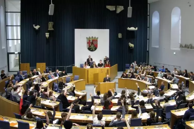 Im Mainzer Landtag haben sich die Pfälzer für das Bundesfinale qualifiziert.  Symbolfoto: dpa 