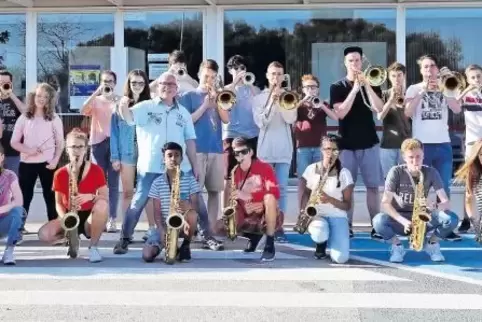 In der Musikschule „Escola de Música Adagio“ auf Mallorca hat die Jazz-Combo für ihre Auftritte in diesem Jahr geprobt.