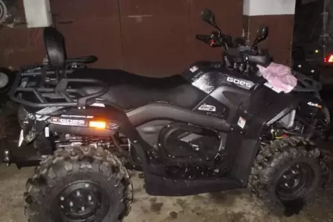 Dieses Quad wude gestohlen.  Foto: Polizei