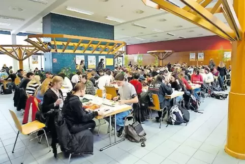 Die Mensa der Uni.