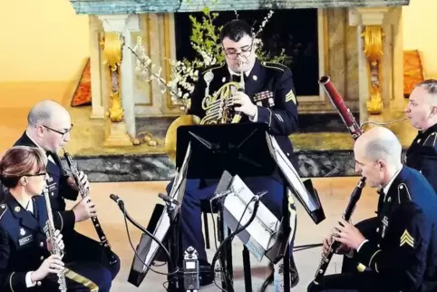 Superbes Ensemble: das Holzbläser-Quintett der Sembacher United States Army Europe Band.