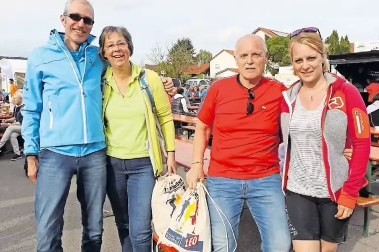 Bereits zum fünften Mal dabei sind Dirk Schulze, Ute Schneider, Rolf und Anja Küster aus Köln (von links).