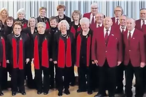 Der Chor im Jubiläumsjahr 2018, ganz links Chorleiterin Ulrike Müller (es fehlen drei Mitglieder).