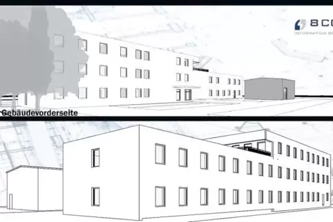 1800 Quadratmeter Bürofläche entstehen in dem Neubau in der Europastraße.