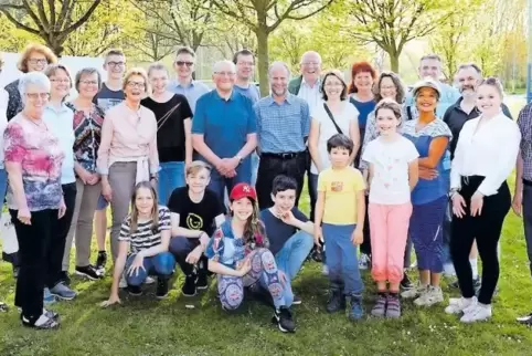 Ein Teilder Sportabzeichen-Absolventen des TTV Römerberg.
