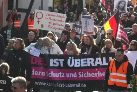Die Gruppe „Kandel ist überall“ will auch in einer weiteren Stadt demonstrieren.  Foto: van 