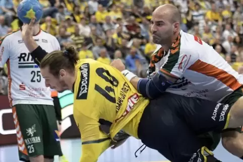 Es geht weiter für ihn mit Handball: Kim Ekdahl du Rietz. Foto: KUNZ
