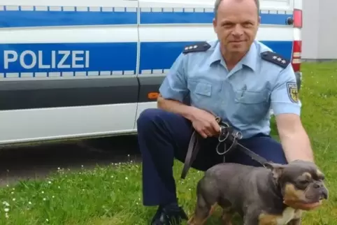 Unter Polizeischutz: „Magic Mike“ fand bei der Bexbacher Bundespolizei eine vorübergehende Bleibe. Foto: Bundespolizei 