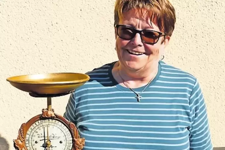 Gertraud Schmitts Waage ist heute nur noch Deko.