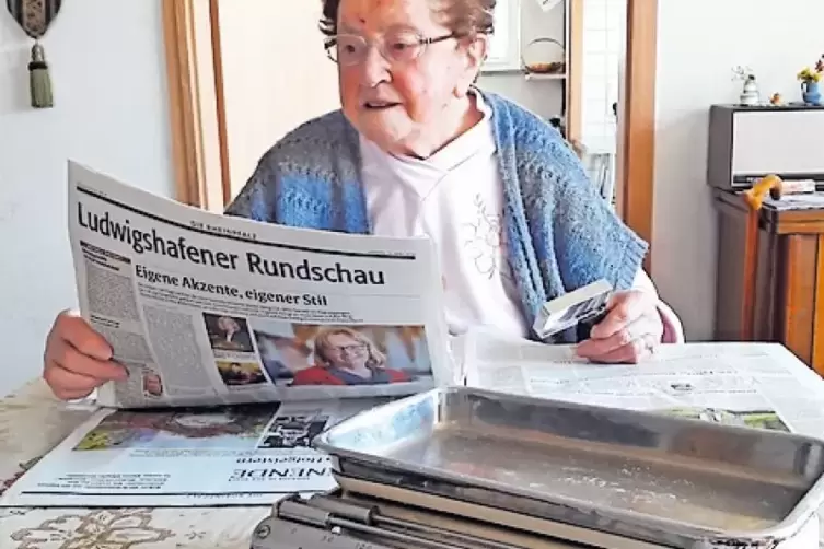 Amalie Fichtenmeiers Waage ist ein Nachkriegsmodell.