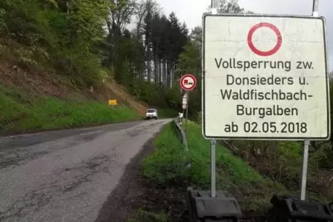 Am Mittwoch, 2. Mai, beginnt die Vollsperrung. Foto: Rackow 