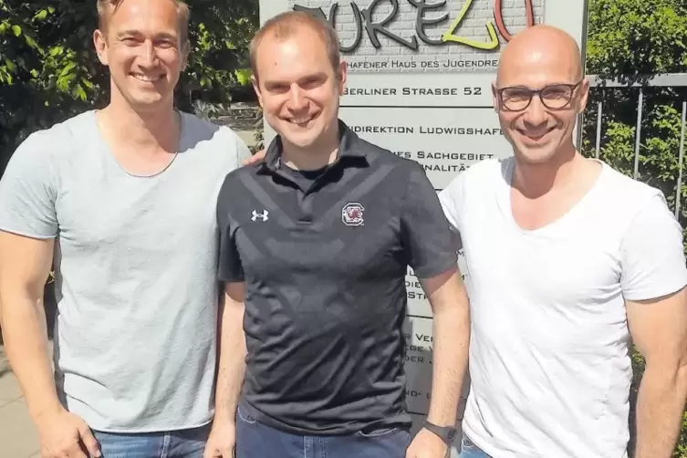 Deutsch-amerikanische Zusammenarbeit (von links): die Ermittler Martin Baumann, Tim Wenzel und J&ouml;rg Ha&szlig;ler.