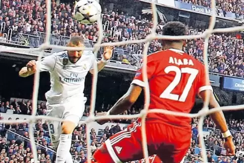 Reals Benzema trifft zum 1:1.