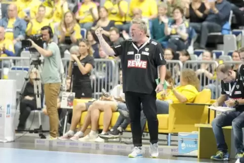 Kämpfen wie die Löwen: Trainer Nikolaj Jacobsen. Foto: KUNZ 