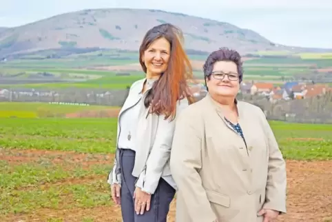 Petra Gänßinger (links) und Manuela Baldauf organisieren eine Messe für Unternehmerinnen aus dem gesamten Donnersbergkreis.